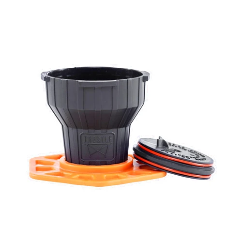 BruTrek Trestle Brew Attachment Coffee Pod Adapter Compatible with Aeropress Coffee Maker and K-Cup - Easily Press Espresso Style Coffee on the Go