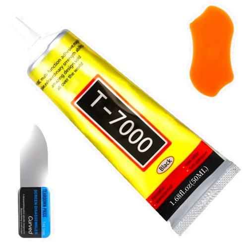 SURVOL B7000 Multi-Purpose Glue, Clear for Rhinestones, Jewelry, and Crafts with Precision Tips and Accessories for Enhanced DIY Projects, Nail Art, and Repair Screen (100, Milligrams)