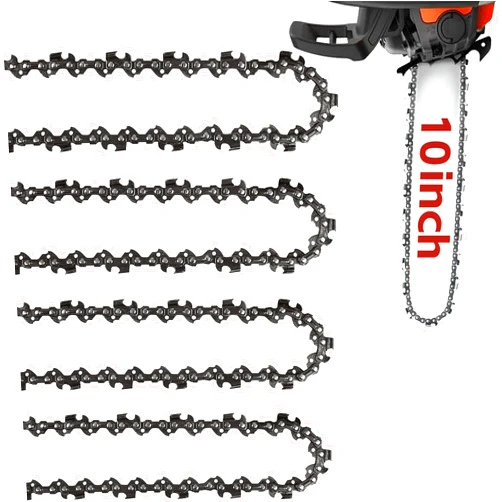 RIHYTAC 4 Pack 10 Inch Chainsaw Chains 40 Drive Links 050