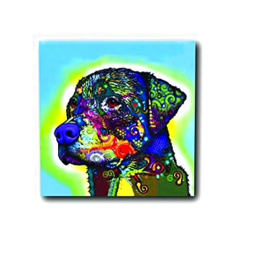 Enjoy it Pet Magnet, Rottweiler Featuring The Pop Art of Dean Russo - Measures 2.5