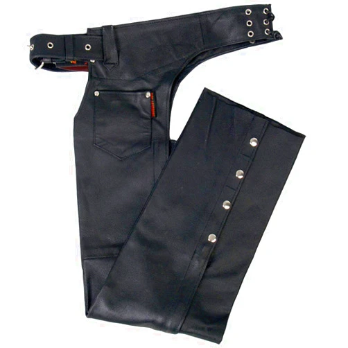 Hot Leathers Fully Lined Leather Chaps