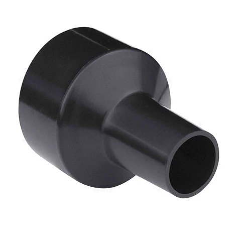 POWERTEC 70140 2-1/2” to 1-1/4” Hose Reducer – Conversion Unit for Dust Collection Accessories, Black
