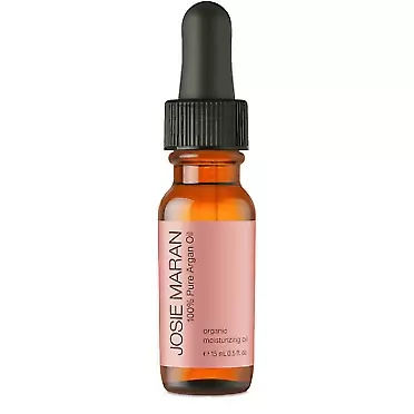 Josie Maran Argan Oil Travel Size (0.5oz) - Pure Moroccan Skin Growth Serum - Organic Treatment for Dry Hair - Natural Morocco Face Oils - Hydrating Anti Aging Formula - Damaged Body Moisturizer