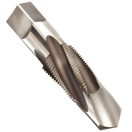 Dormer E653 High-Speed Steel Combination Drill and Pipe Tap, NPT, Uncoated (Bright) Finish, Round Shank with Square End, 1/4