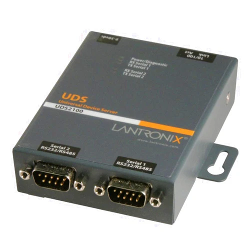 Lantronix Device Server UDS 2100 - Device server - 2 ports - 10Mb LAN, 100Mb LAN, RS-232