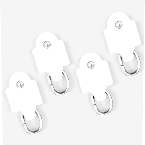 MaKefeile Curtain Tracks Ceiling Wall Mounted Heavy-Duty Curtains Rails Room Divider Curtain Track for Living Room Bedroom Room Shower Divider Special Pulley White 20PCS