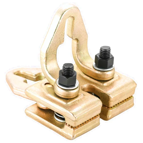 Weyleity Professional 5 Ton Auto Body Repair Clamp Kit | Heavy Duty Right Angle Multi Hook Point Pull Clamp for Precision Dent Pulling and Frame Straightening, Gold Steel Back Clamp Puller