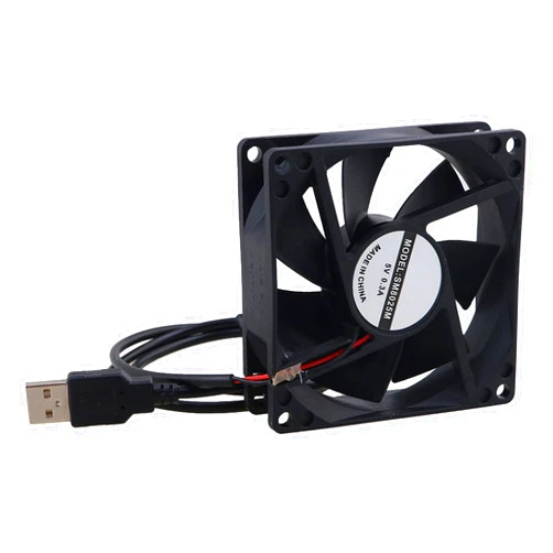 RDEXP Black 5V USB Power Silent Computer Cooling Fan for Computer Case CPU Cooler