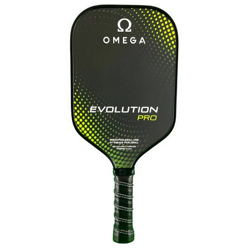 Engage Pickleball Omega Evolution Pro Pickleball Paddle - Pickleball Paddles with Thick Polymer Core - USAPA Approved Pickleball Paddles Pickleball Rackets for Adults (Black and Green)