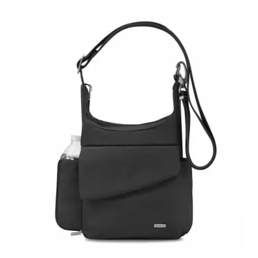 Travelon Women's Anti-Theft Classic Messenger Bag, Black, One Size