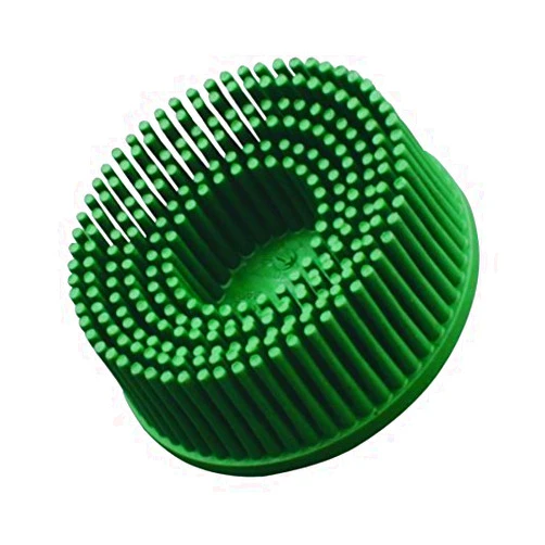 3M 048011-18730 3M-18730 Roloc Bristle Disc Grade-50, Size-2, Green