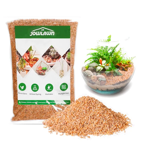 Jowlawn Coarse Silica Sand 3lb Succulent Rocks Stones Potting Horticultural Grit Cactus Bonsai Soil, Decorative Rocks Gravel for Potted Plant, Fairy Garden, Aquarium, Terrarium, DIY