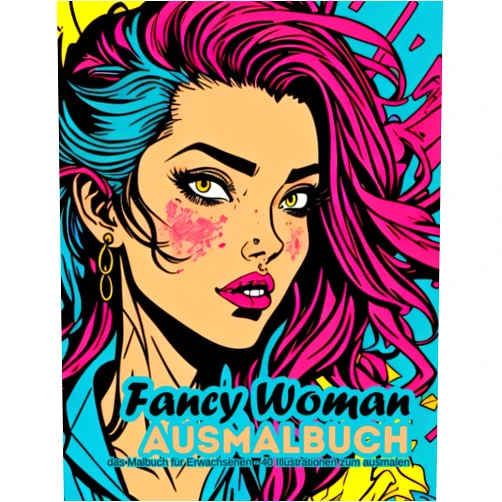 Mixed Marcel Arts,Marcel Hoefert Fancy Woman: Das Malbuch für Erwachsene (Fancy Woman Ausmalbücher) (German Edition)