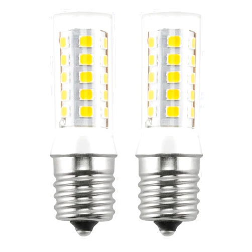 PANDEELS 5304517886 KEID28A KEL2811 Refrigerator LED Light Bulb E17 3W AC100-130V - Fit for Crosely, Electorlux, Frigidiare, Kemnore Refrigerator Freezer - Replaces KEID28M, 241552807, 297114000(Pack of 2)