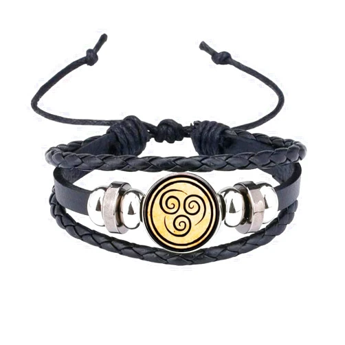 TAMPHAMRVS New 2025 The Last Airbender Bracelet Kingdom Jewelry Air Nomad Fire And Water Tribe Holiday Party Dome Glass Bracelet Gift Jewelry Fashion Accessories Creative Gift
