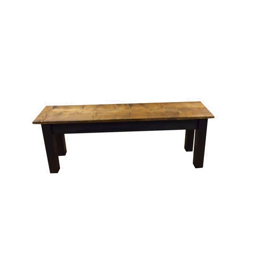Ezekiel and Stearns Dark Walnut and Black Bench (30)