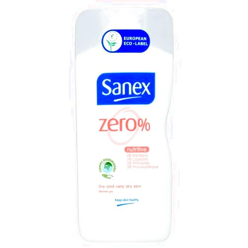 Sanex Zero% Shower Gel Nutritive Dry and Very Dry Skin 250ml