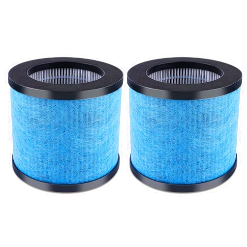 KEEPOW TPAP002 Hepa Filter Replacement Compatible with TOPPIN TPAP002 HEPA Air Purifier Comfy Air C1, Part # TPFF002 (2 Pack)