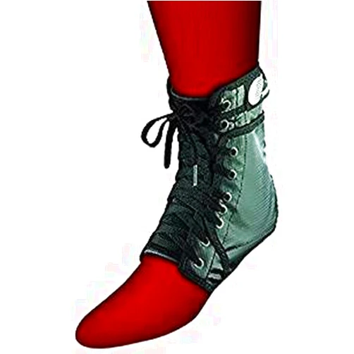 Swede-O 21211R Ankle Lok Ankle Support, Standard Tongue with Stabilizer, Retail Packaging, X-Small, Black