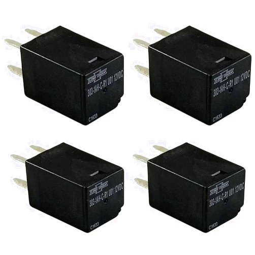 JOINAP Automotive Purpose Relays 303-1AH-C-R1-U01-12VDC SPNO 20A 12VDC for Polaris RZR Slingshot Ranger Sportsman Cooling Fan Relay (4 Pack)