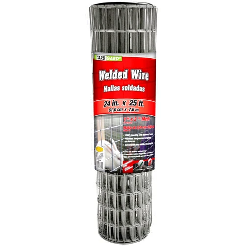 YARDGARD 309320A Fence, Height-24 Inches x Length-25 Ft, Color - Galvanized