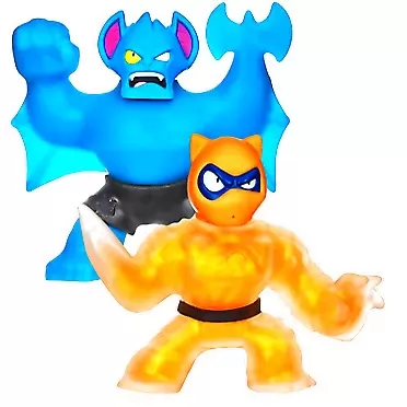 Heroes of Goo Jit Zu Water Blast Versus Pack - 2 Action Figure Pack Including Exclusive Golden Figure, Pantaro Vs Battaxe