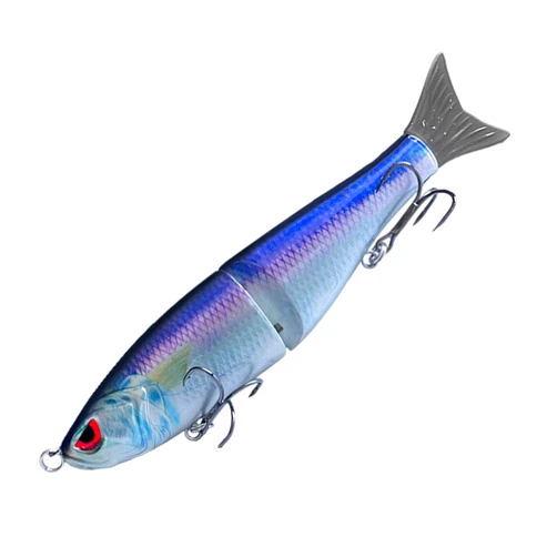 Generic Fishing Lures Jointed Swimbait, Sinking Hard Bait Lifelike Fishing Glide Bait for Bass Pike Salmon Trout Muskie, 4.53in and 7.1in, Amazing Fishing Gifts
