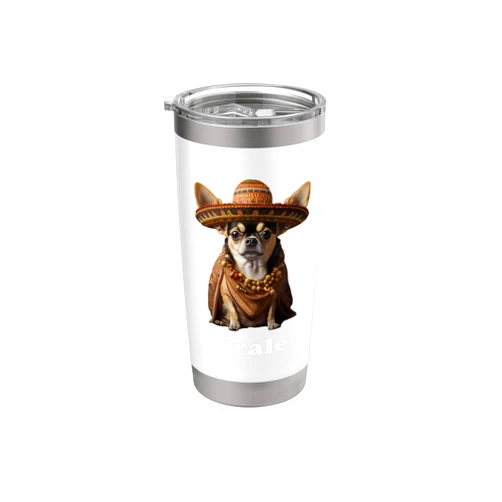 Simple Spanish Word Humor Style (Órale) Funny Chihuahua and Spanish Slang – Órale Stainless Steel Insulated Tumbler