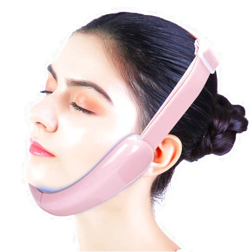 Yinhing 2 In1 Face Slimming Lifting Facial Beauty Massager Device V line Double Chin Remove Anti Wrinkle Vibration Massage Intelligent Voice for Lifting Firming Skin Care Facial Anticellulite