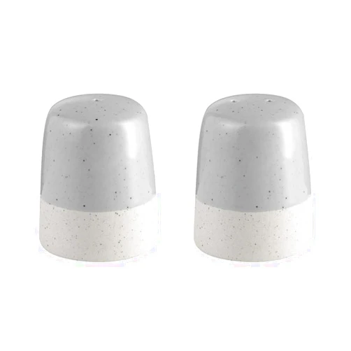 blomus SABLO Ceramic Stoneware Salt and Pepper Shaker Set - Cloud