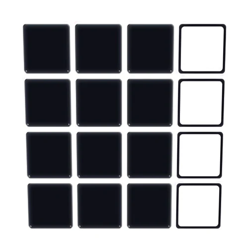 Ezprotekt 16 PCS Self-Stick Furniture Movers Sliders for Carpet, 2.5