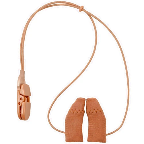 MEDca Hearing Aid Protectors and Clip - Corded Fabric Cover with Clasp Protects from Dirt Dust Sweat & Moisture Reduces Wind Noise & Prevents Loss Fits Most (1-Inch, 1.25-Inch, 2-Inch) BTE Devices