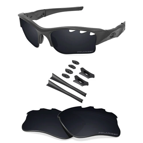 BLAZERBUCK Replacement Lenses & Sock Kit for Oakley Flak Jacket XLJ OO9009 Sunglass