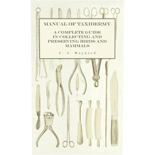 By C J Maynard (Author) Manual of Taxidermy - A Complete Guide in Collecting and Preserving Birds and Mammals