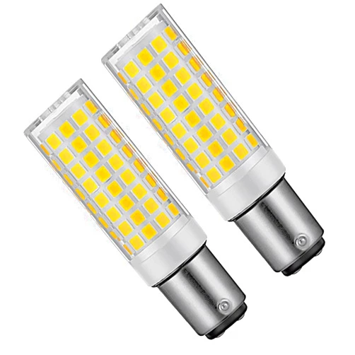 LAOYEBAOHE LED Sewing Machine Light Bulb AC110V-130V BA15D Base | Sewing Machine with Push-in Small Base Twist-Lock, Compatible with Pfaff, Compatible with Caloric,Jenn Air Washer/Dryer 2-Pack