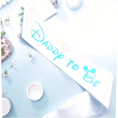 JinT's Outlet Daddy to Be Sash Blue for Baby Shower Boy, Gender Reveal Sash for Dad, Soon to Be Dad of A Prince 2022, New Dad Gift Idea for Men