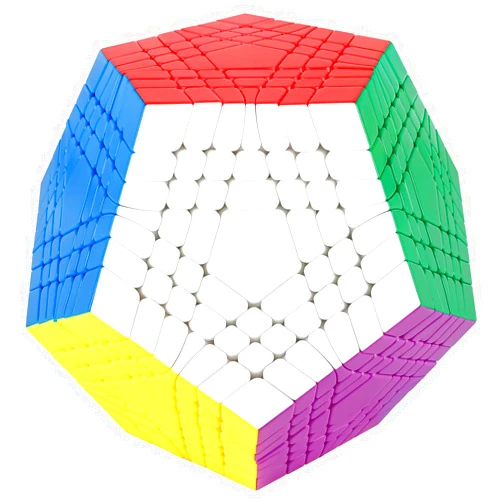 Willking Teraminx 7x7 Cube Megaminx 7x7 Speed Cube Stickerless Gigaminx 7x7 Speed Puzzle Cube