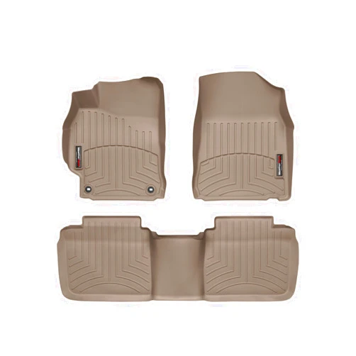 WeatherTech Custom Fit FloorLiners for Toyota Camry - 1st & 2nd Row (45400-1-2), Tan