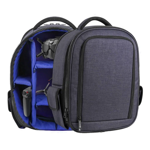 Geekria Drones Backpack Bag Compatible with DJI FPV, Portable Waterproof Shockproof with Shoulder Bag, Suitable for DJI FPV Combo/Phantom 4/Phantom 2/Mavic 3 Pro/Goggles V2 Accessories (Black)