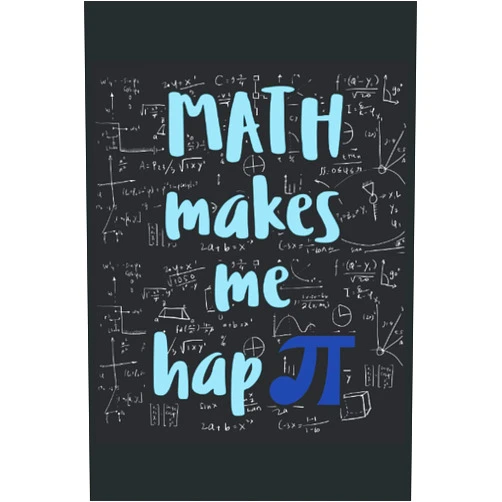 When Math Vibes Publishing Math me hace happi: Diario de 6x9 para hábitos diarios, diario, cuaderno, planes, libro de registro (matemáticas, matemático, maestro, pi) (Spanish Edition)