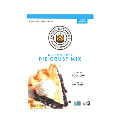 King Arthur Flour Gluten Free Pie Crust Mix, Packaging May Vary, 14 Oz