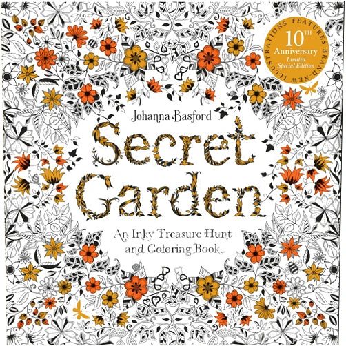 Johanna Basford Secret Garden: 10th Anniversary Special Edition