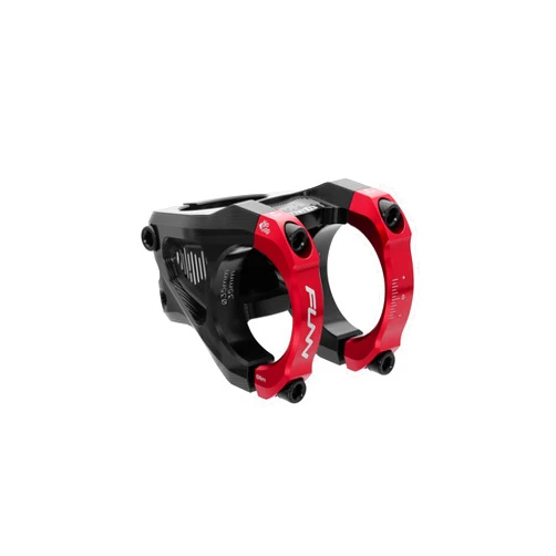 Funn Equalizer Bike Stem with 10mm Drop or Rise, 35mm Bar Clamp (Length 35mm, Red)