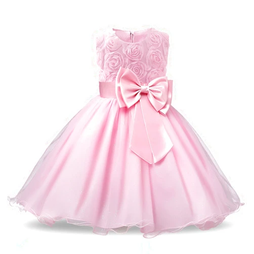 NNJXD Girl Sleeveless Lace 3D Flower Tutu Holiday Princess Dresses