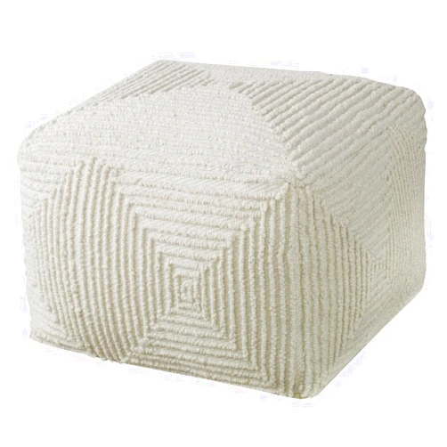 Uttermost Sovanna - Pouf-16 Inches Tall and 24 Inches Wide