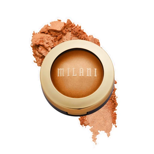 Milani Baked Highlighter - Bronze Splendore, Cruelty-Free Powder Highlighter, Highlight Face for a Shimmery or Matte Finish, 0.25 Ounce