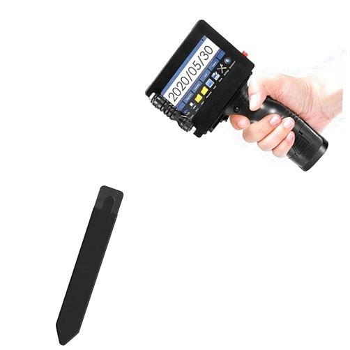 BoxWave Stylus Pouch Compatible With AGRYMER Handheld Inkjet Printer (4.3 in) - Stylus PortaPouch, Stylus Holder Carrier Portable Self-Adhesive for AGRYMER Handheld Inkjet Printer (4.3 in) - Jet Black