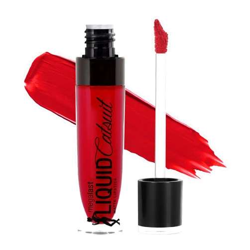 wet n wild Megalast Catsuit Matte Liquid Lipstick, Red Missy & Fierce | Lip Color Makeup | Moisturizing | Creamy | Smudge Proof