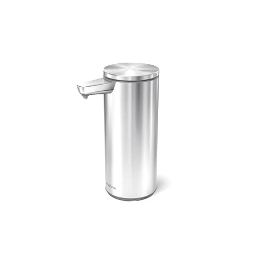 simplehuman 9 oz. Touch-Free Automatic Rechargeable Sensor Pump, Brushed Stainless Steel, New