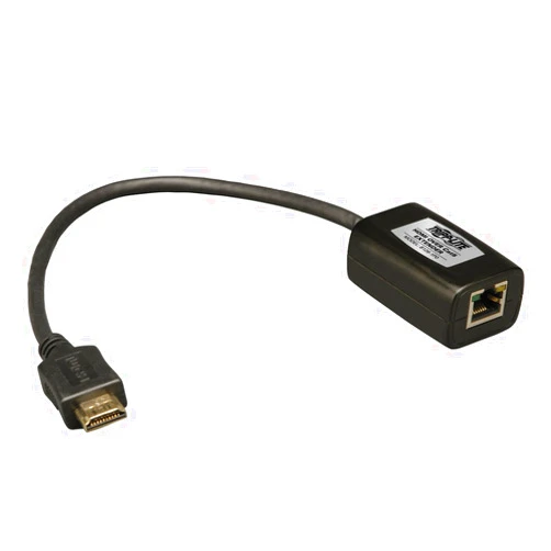 Tripp Lite HDMI Over Cat5 / Cat6 Extender, Receiver for Video and Audio 1920x1200 1080p at 60Hz(B126-1P0),Black, 100 Feet